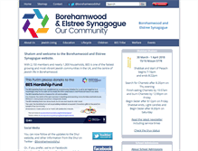 Tablet Screenshot of borehamwoodshul.org